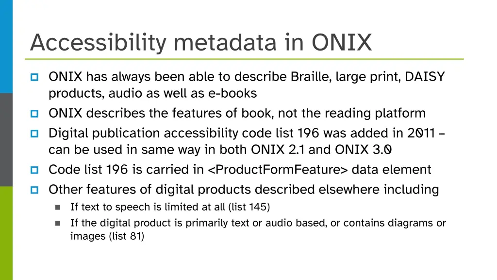 accessibility metadata in onix 1