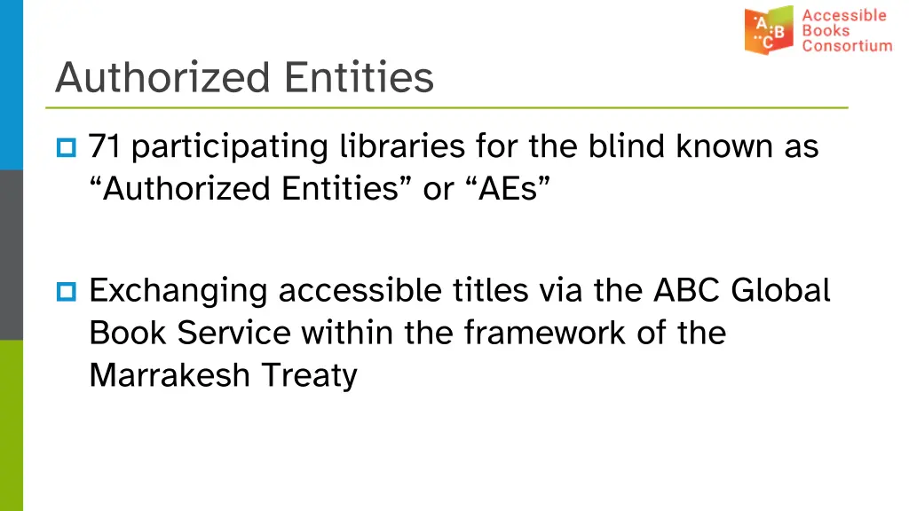 authorized entities