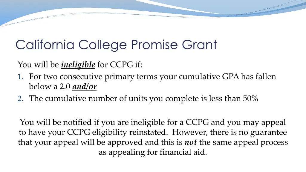 california college promise grant 1