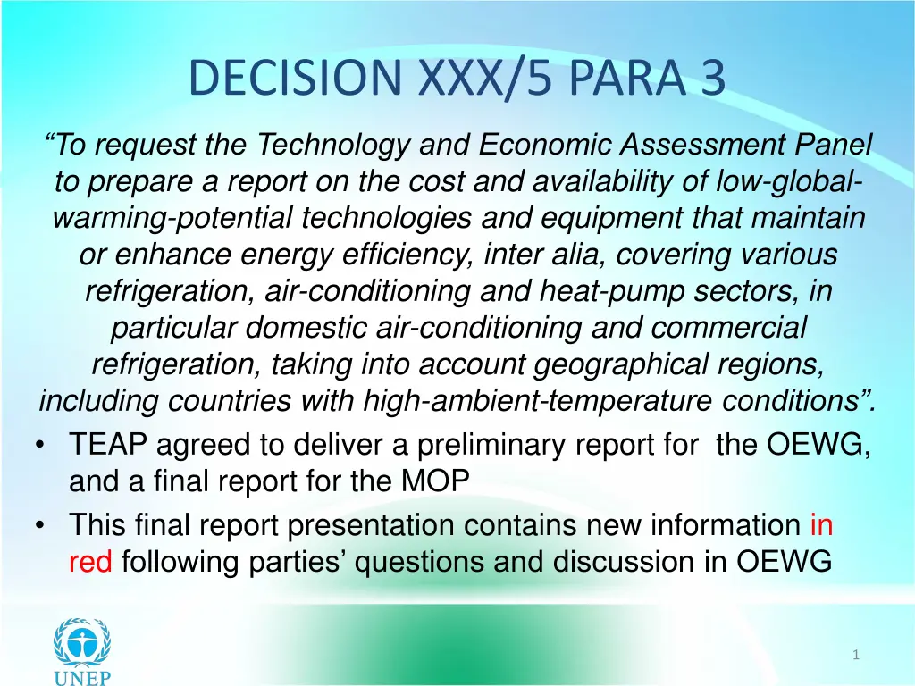 decision xxx 5 para 3