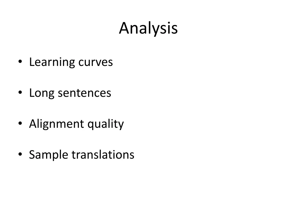 analysis