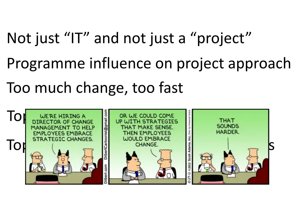 not just it and not just a project
