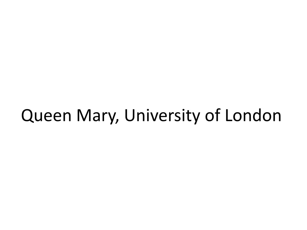 queen mary university of london