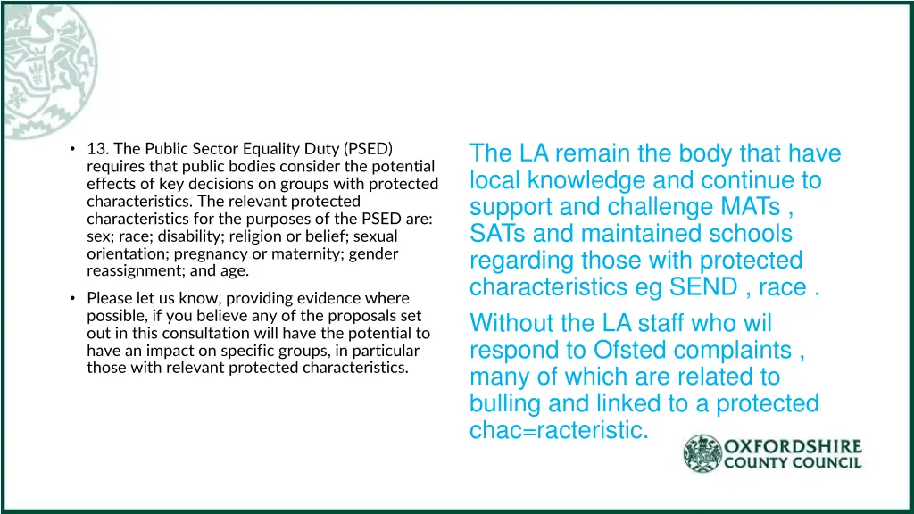the la remain the body that have local knowledge