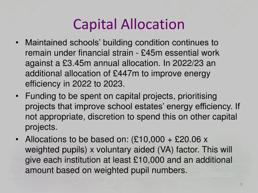 capital allocation