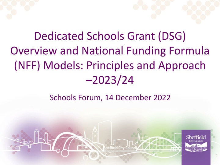 dedicated schools grant dsg overview and national