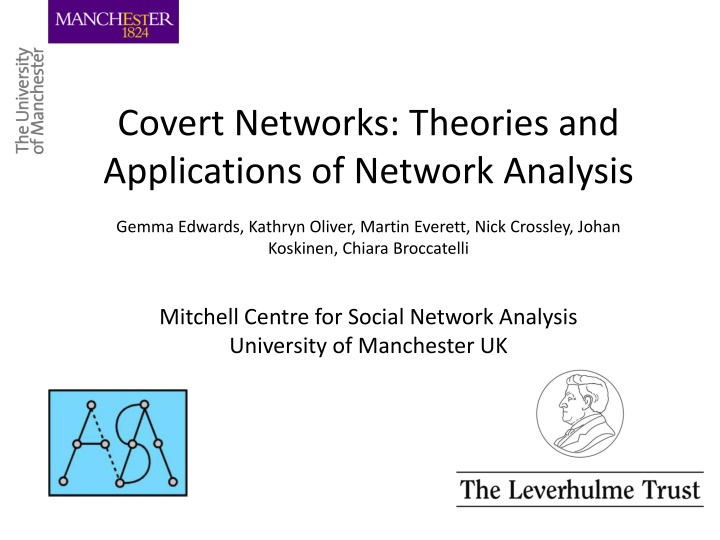 covert networks theories and applications