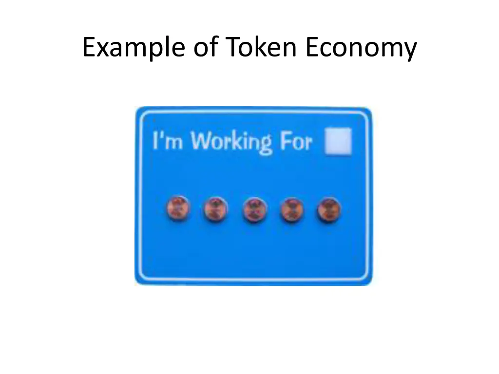 example of token economy