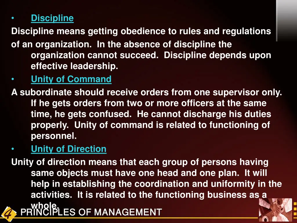 discipline