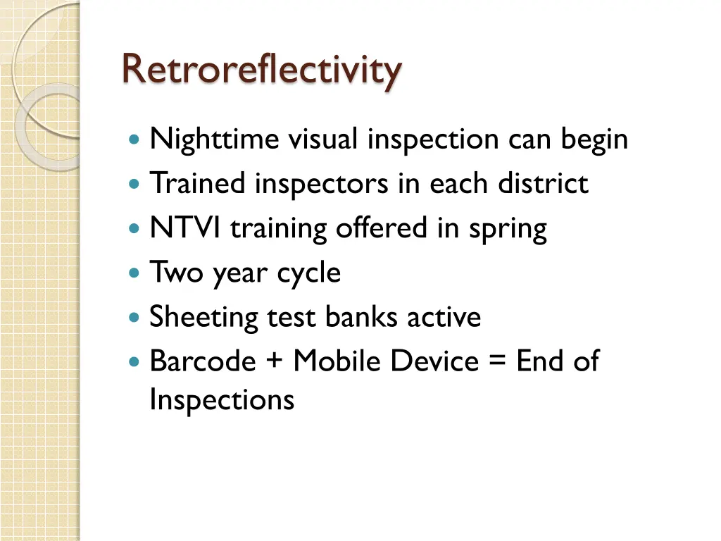 retroreflectivity