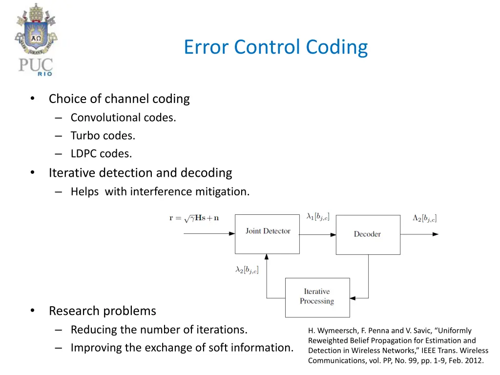 error control coding
