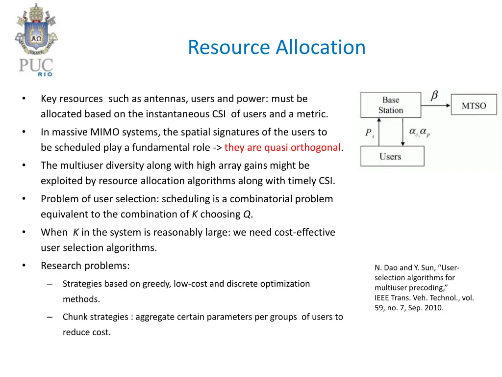 resource allocation