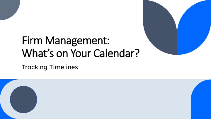 firm management firm management what s on your