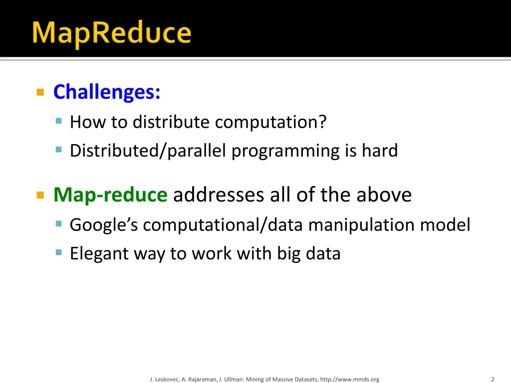challenges how to distribute computation