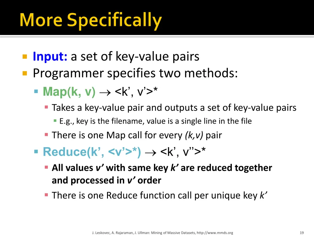 input a set of key value pairs programmer