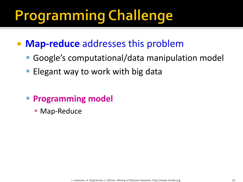 map reduce addresses this problem google