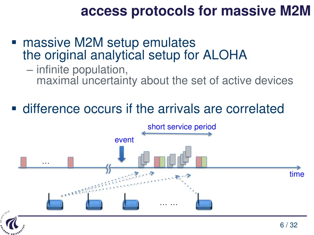 access protocols for massive m2m