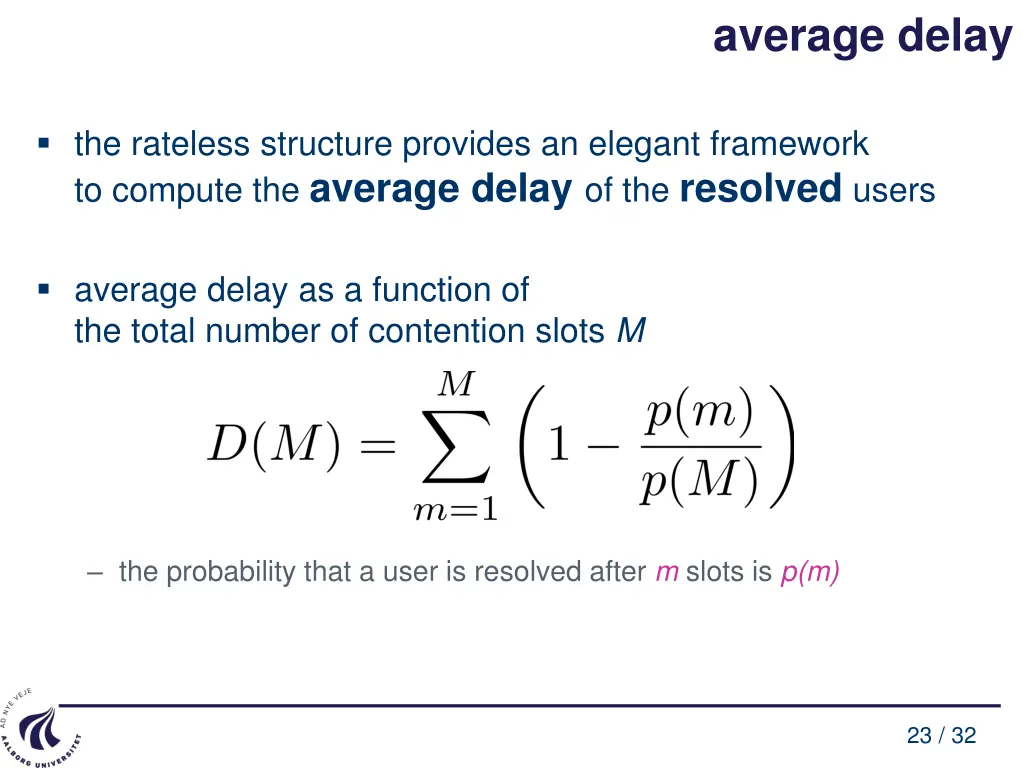 average delay