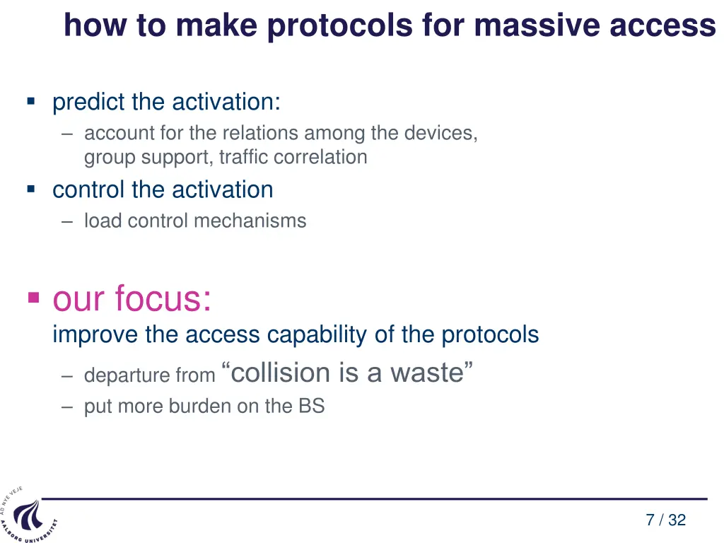 how to make protocols for massive access