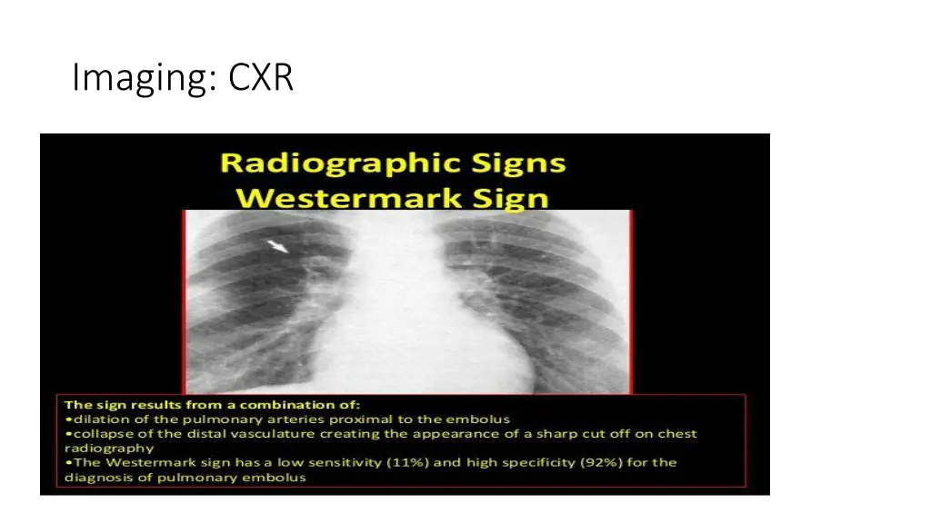 imaging cxr