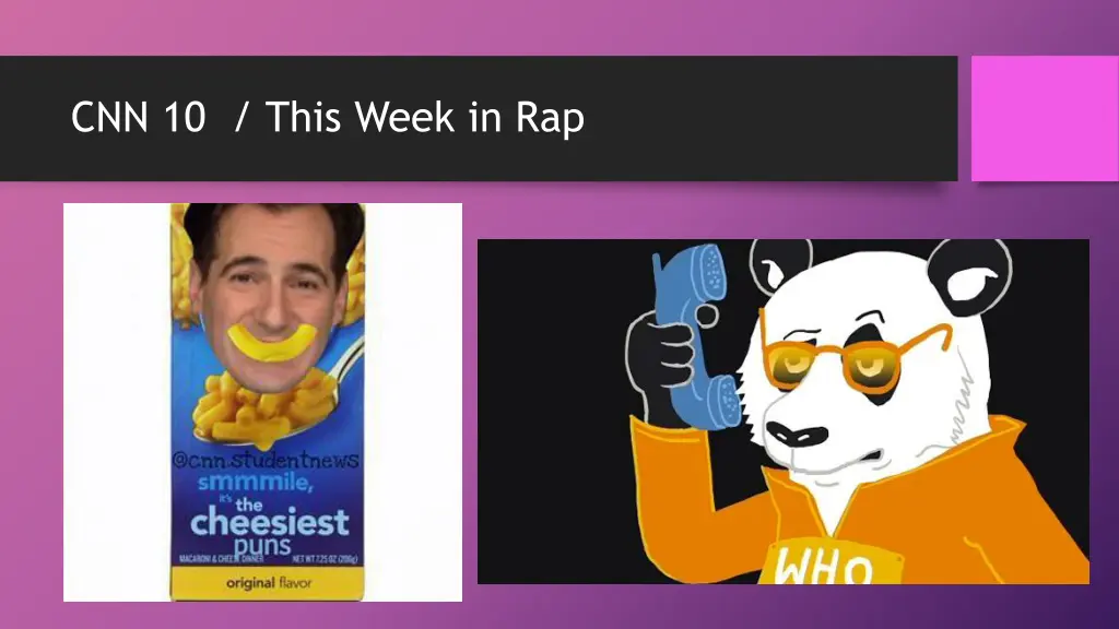 cnn 10 this week in rap