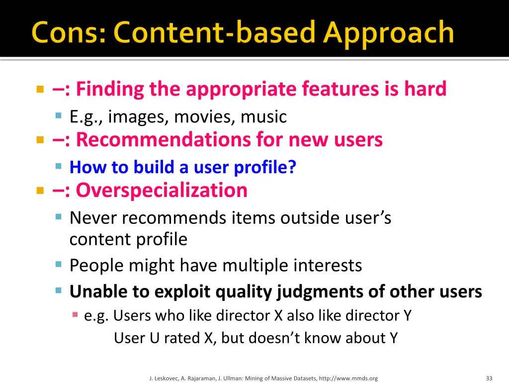 finding the appropriate features is hard