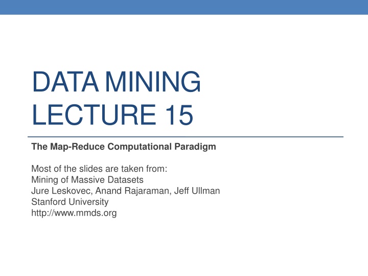 data mining lecture 15