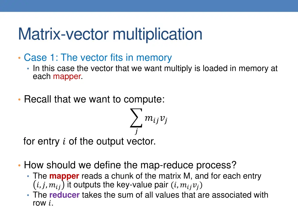 matrix vector multiplication 1