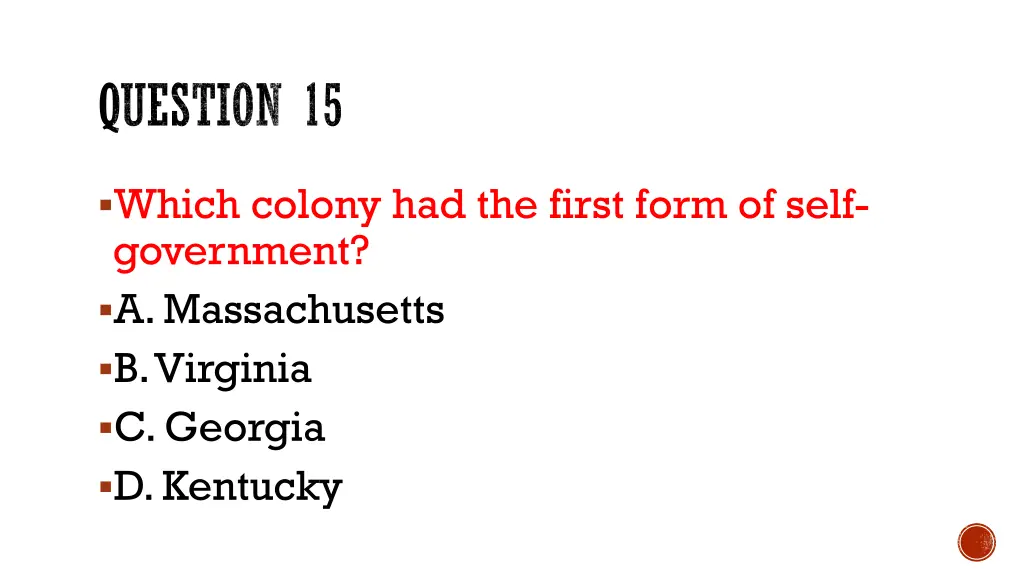 question 15