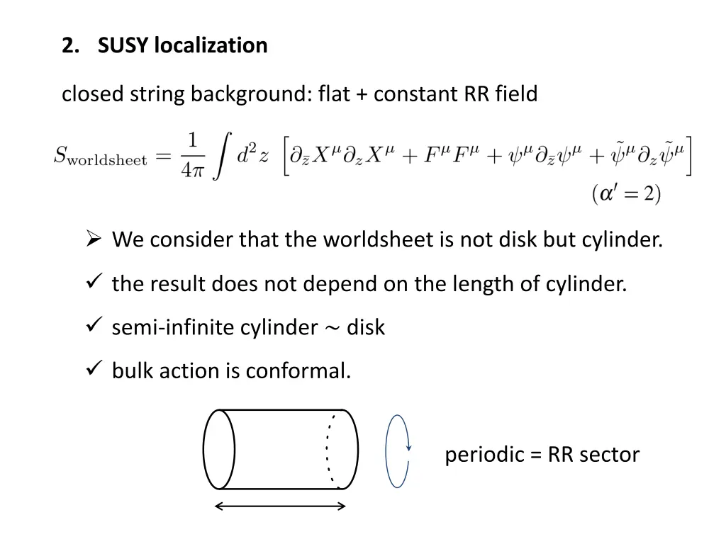 2 susy localization