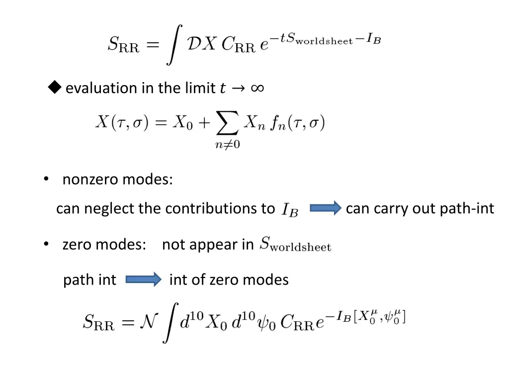 evaluation in the limit
