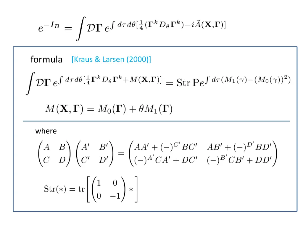 formula