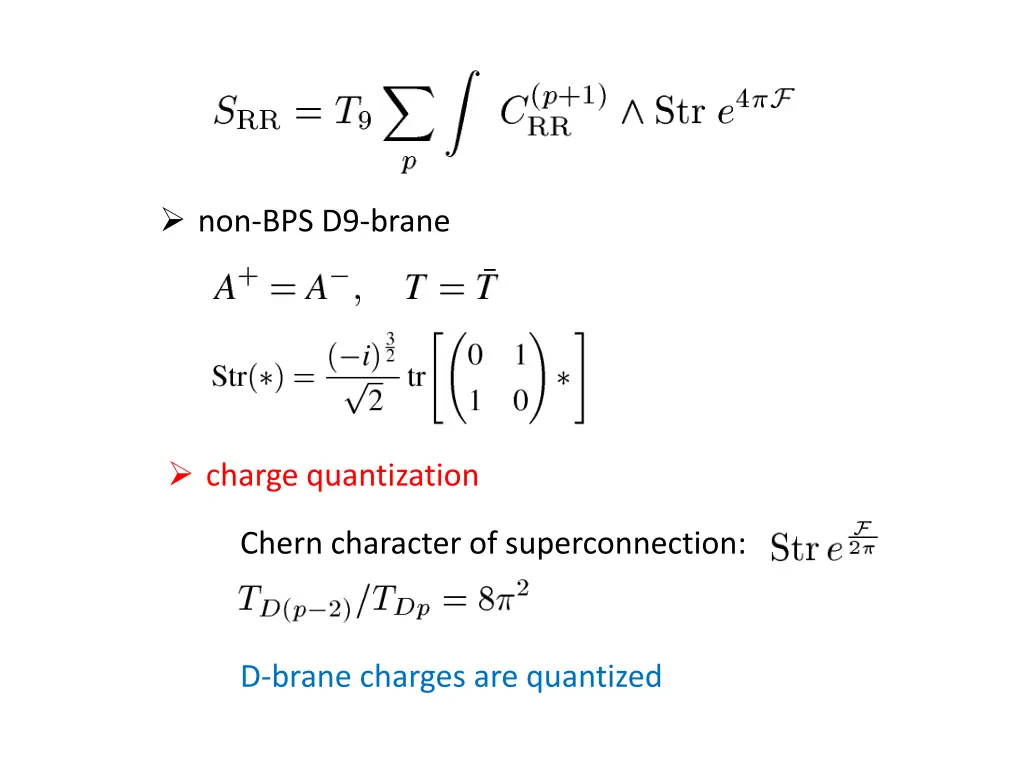 non bps d9 brane