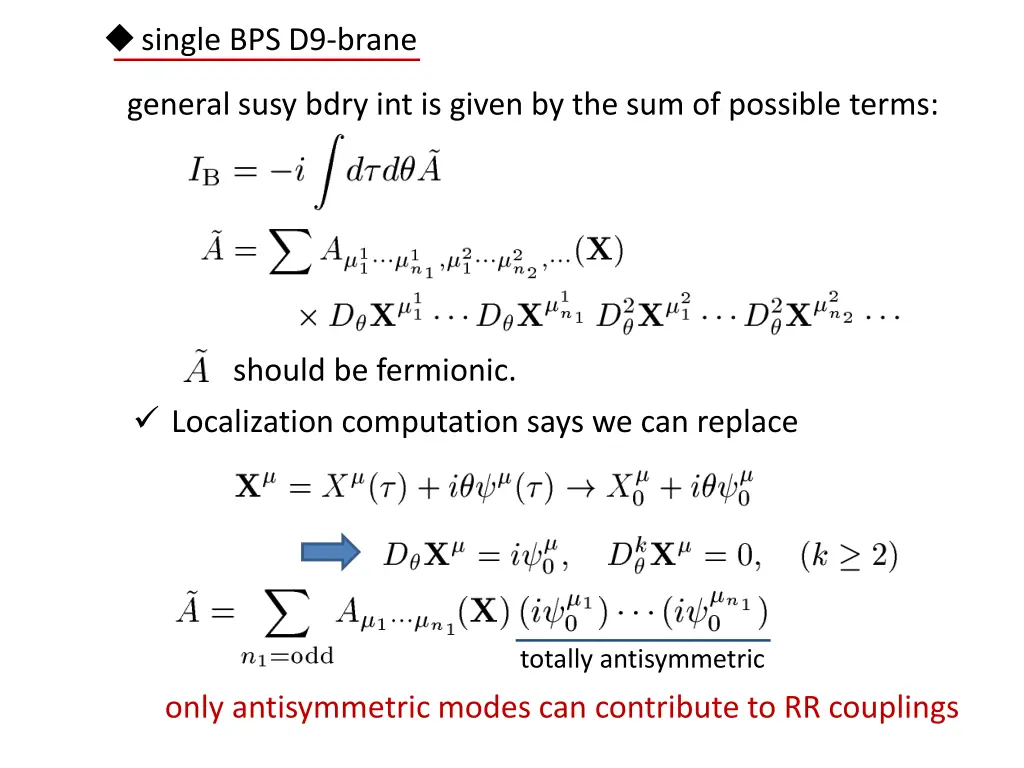 single bps d9 brane