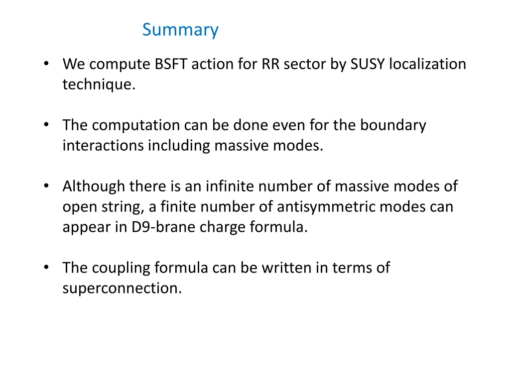 summary