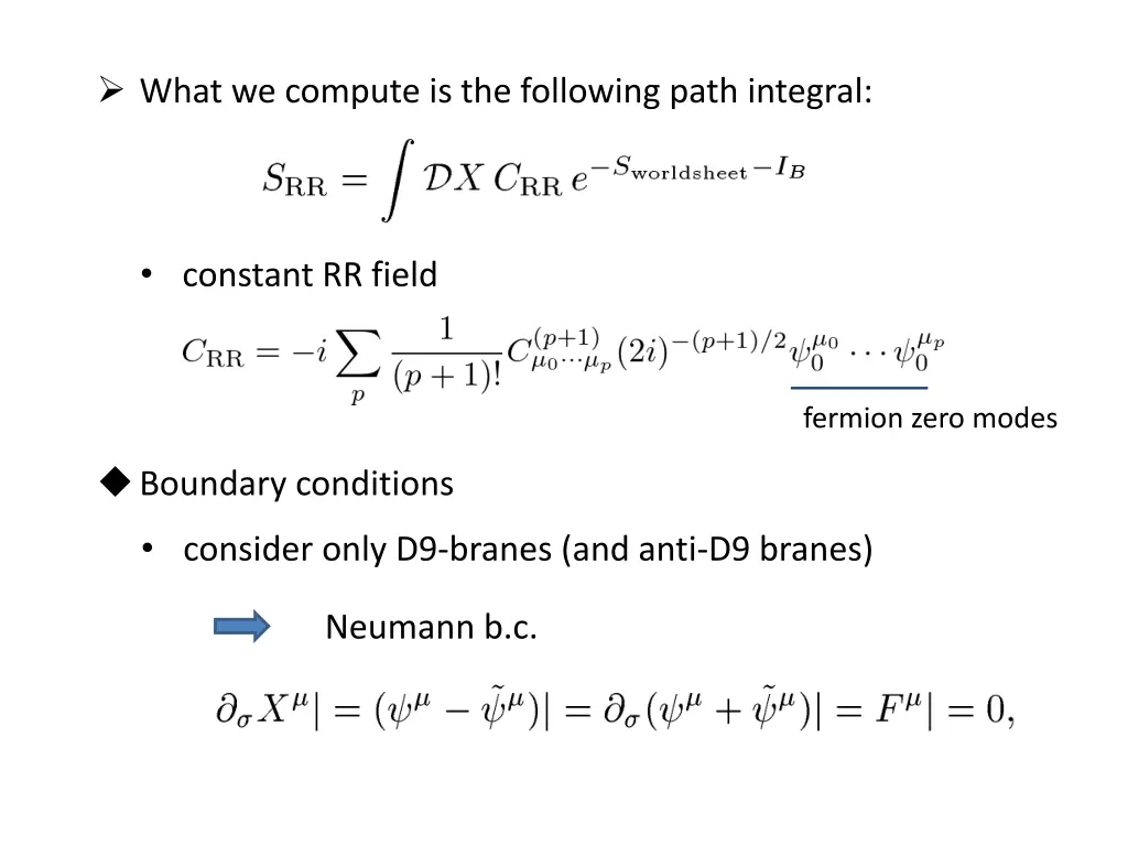 what we compute is the following path integral