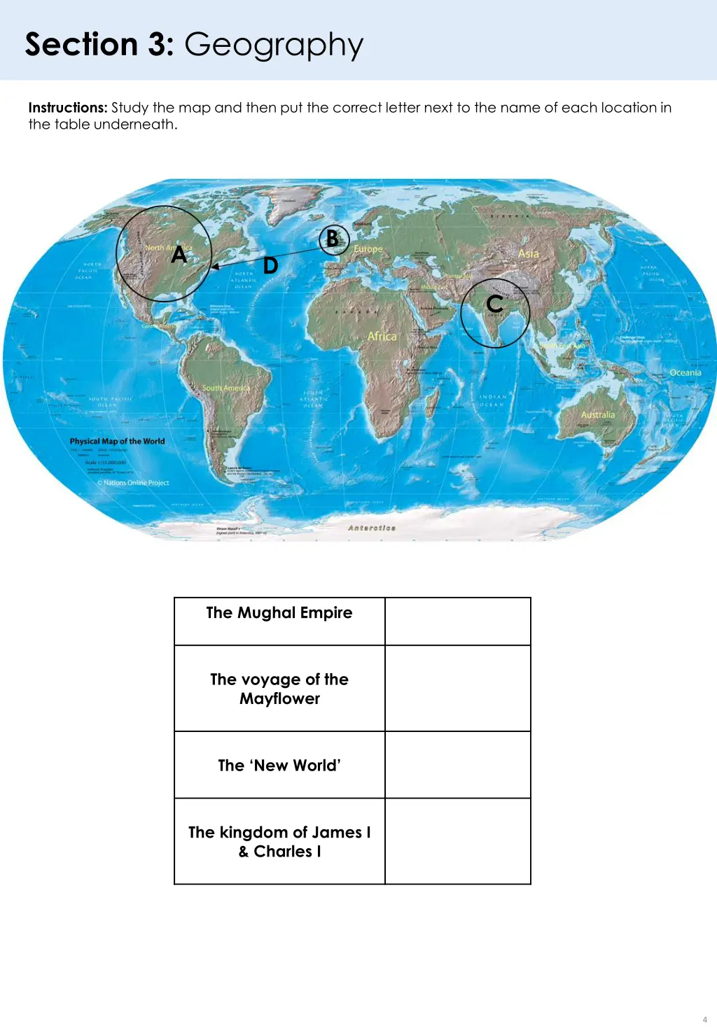 section 3 geography