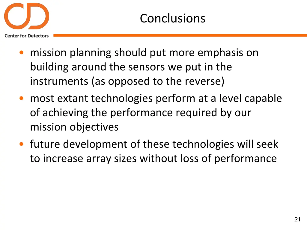 conclusions