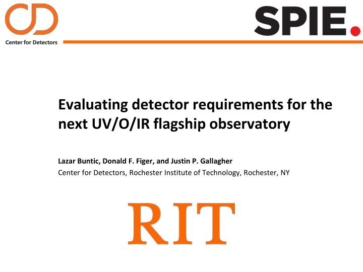 evaluating detector requirements for the next