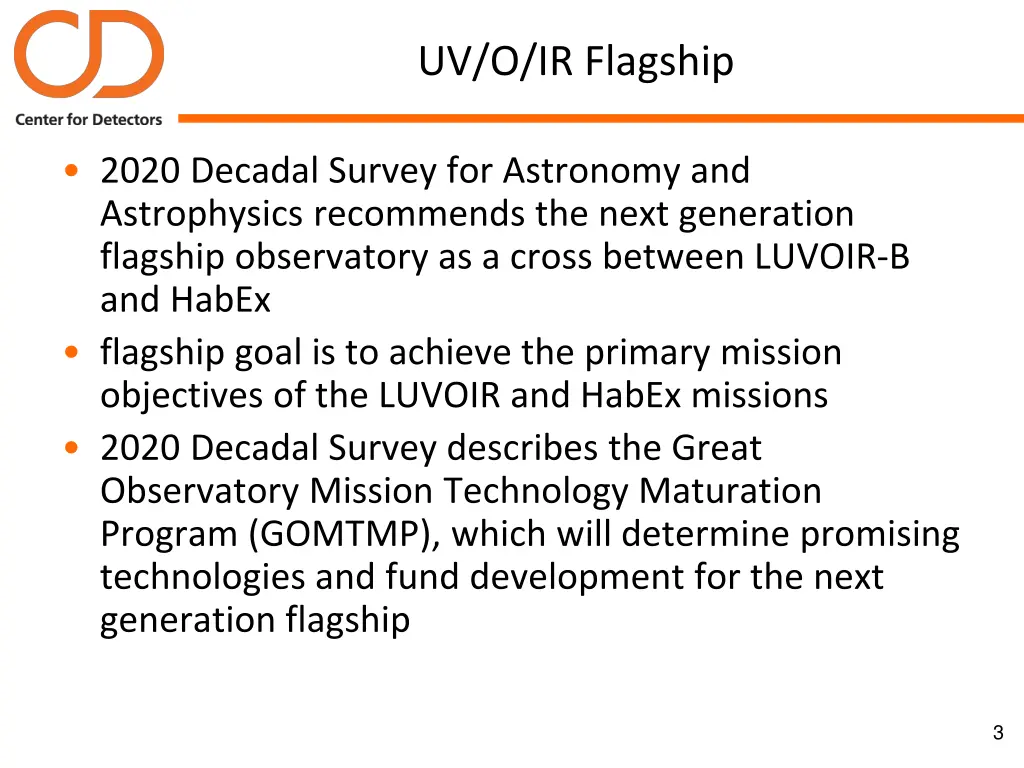 uv o ir flagship