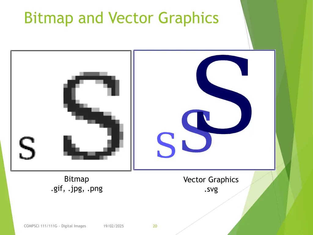 bitmap and vector graphics