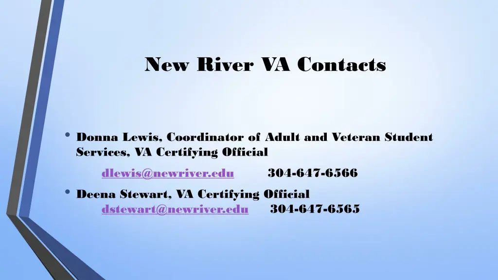 new river va contacts