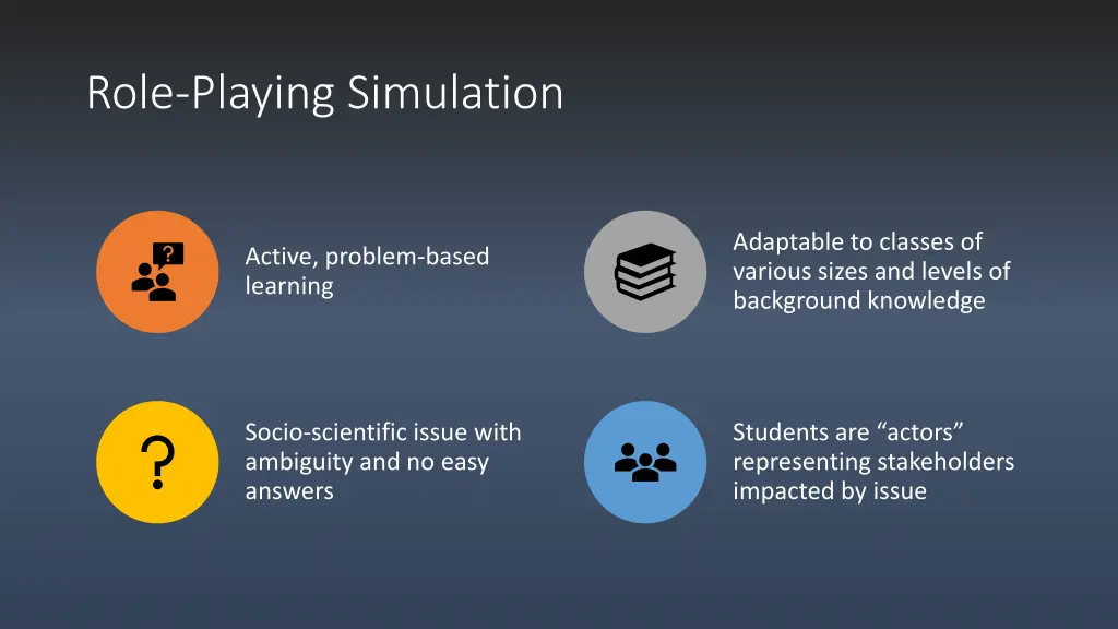 role playing simulation