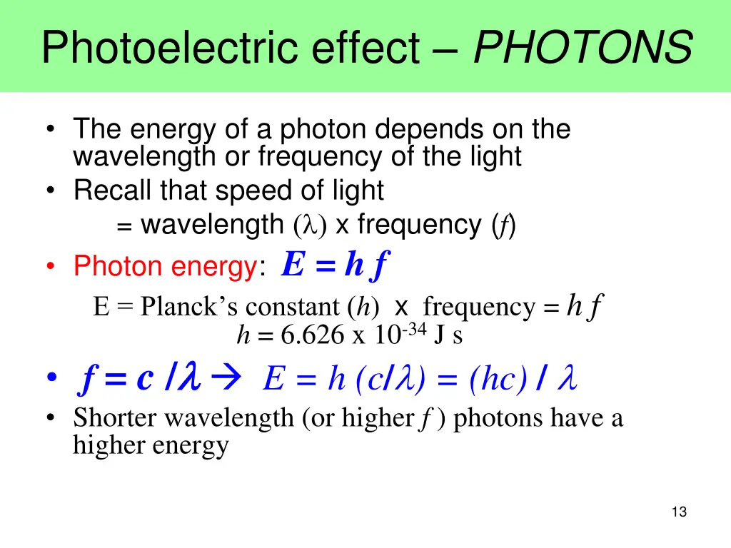 photoelectric effect photons