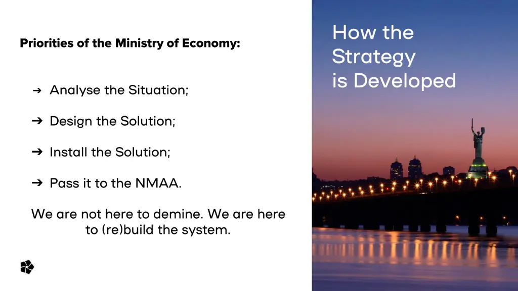 priorities of the ministry of economy