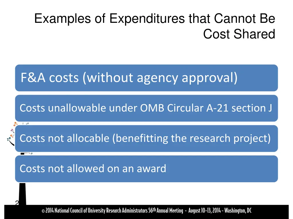 examples of expenditures that cannot be