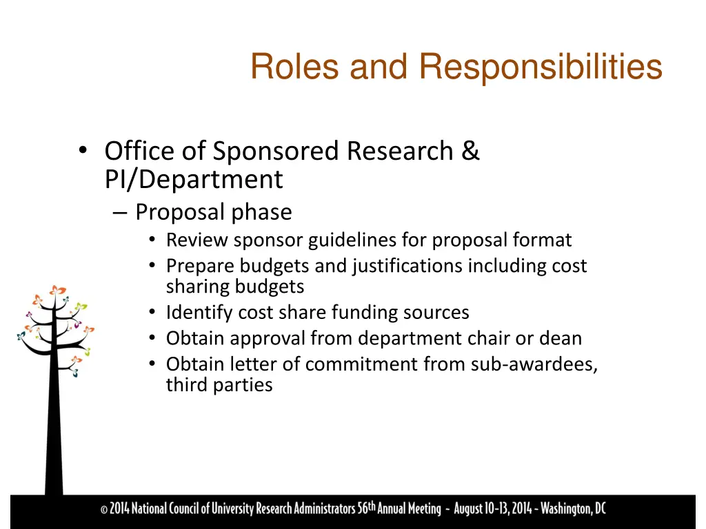 roles and responsibilities