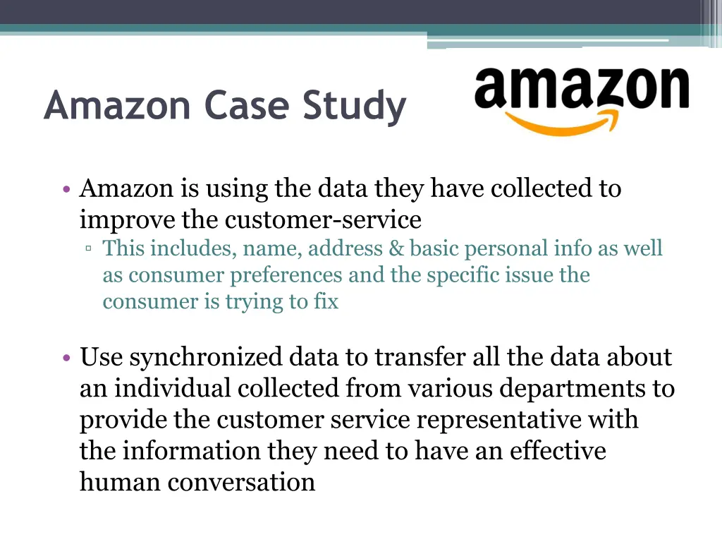 amazon case study