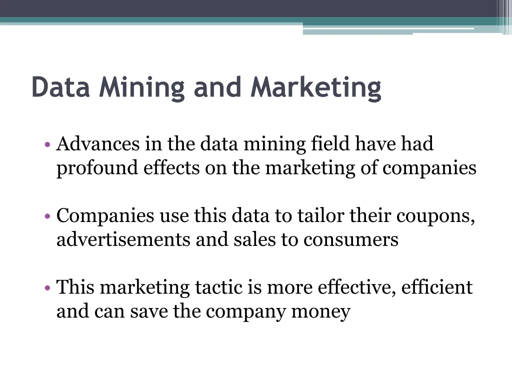 data mining and marketing