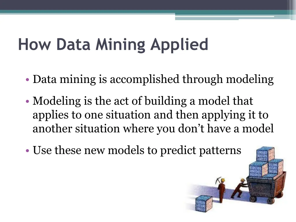 how data mining applied